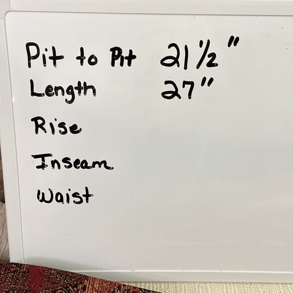 COLDWATER CREEK Sz Medium Rich Red Metallic Paisley Open Red Rust Blazer Jacket - Picture 7 of 8